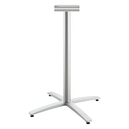 Hon Between Standing-Height X-Base for 42" Table Tops, Silver HBTTX42L.PR8